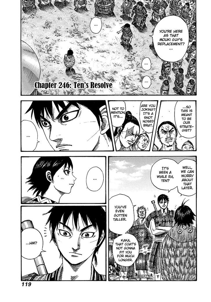Kingdom Vol.23 Chapter 246 : Ten S Resolve - Picture 1