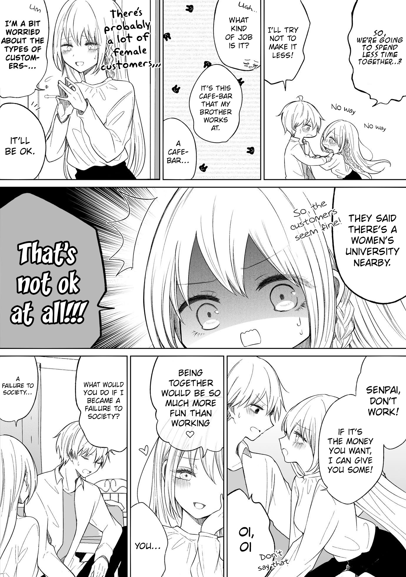Ichizu De Bitch Na Kouhai Chapter 83: Story Of How I Might Be Turned Into A Failure To Society By A Straightforward Bitch Kouhai - Picture 3