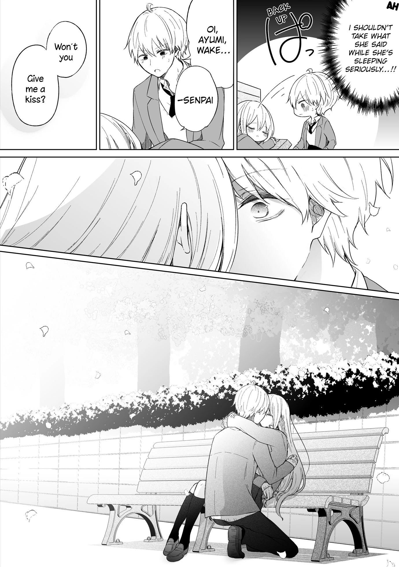 Ichizu De Bitch Na Kouhai Chapter 79: The Road Home From The Graduation Ceremony With A Straightforward Bitch Kouhai - Picture 3