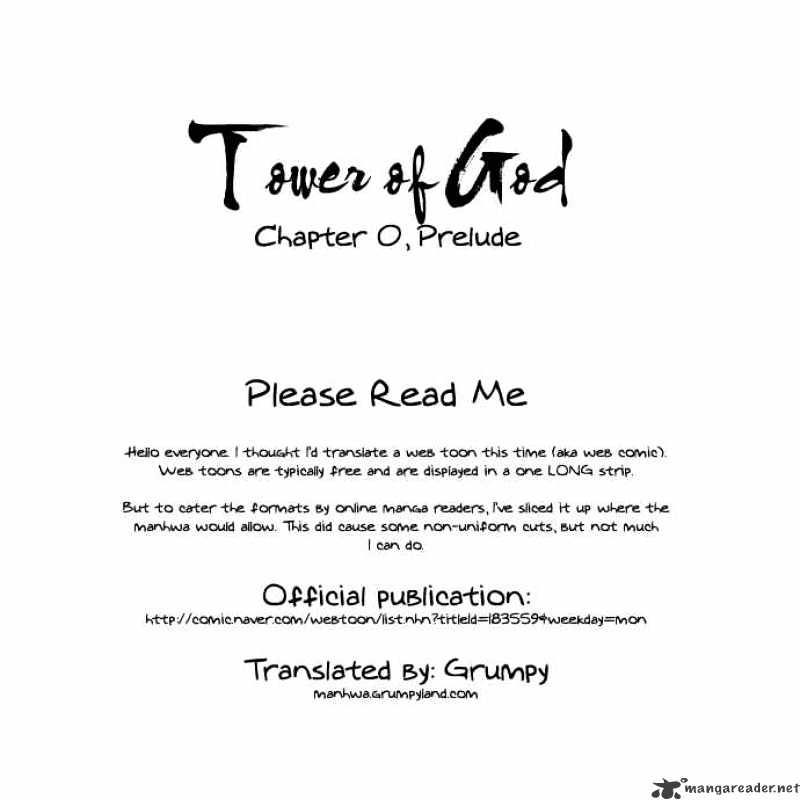 Tower Of God Chapter 1 - Picture 1
