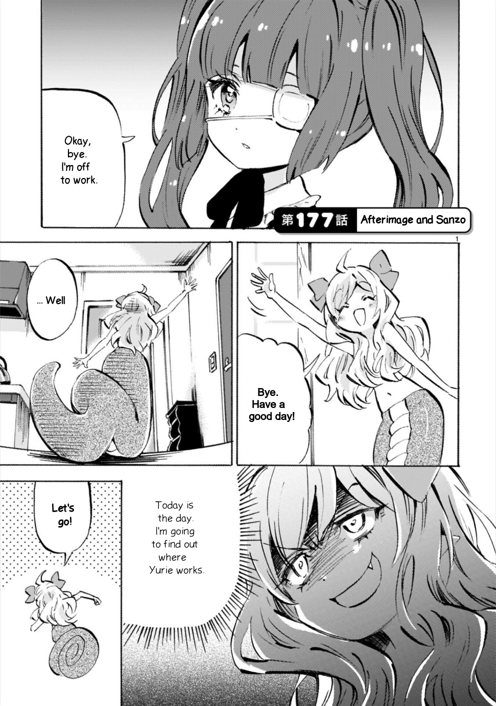 Jashin-Chan Dropkick Vol.16 Chapter 177: Afterimage And Sanzo - Picture 1