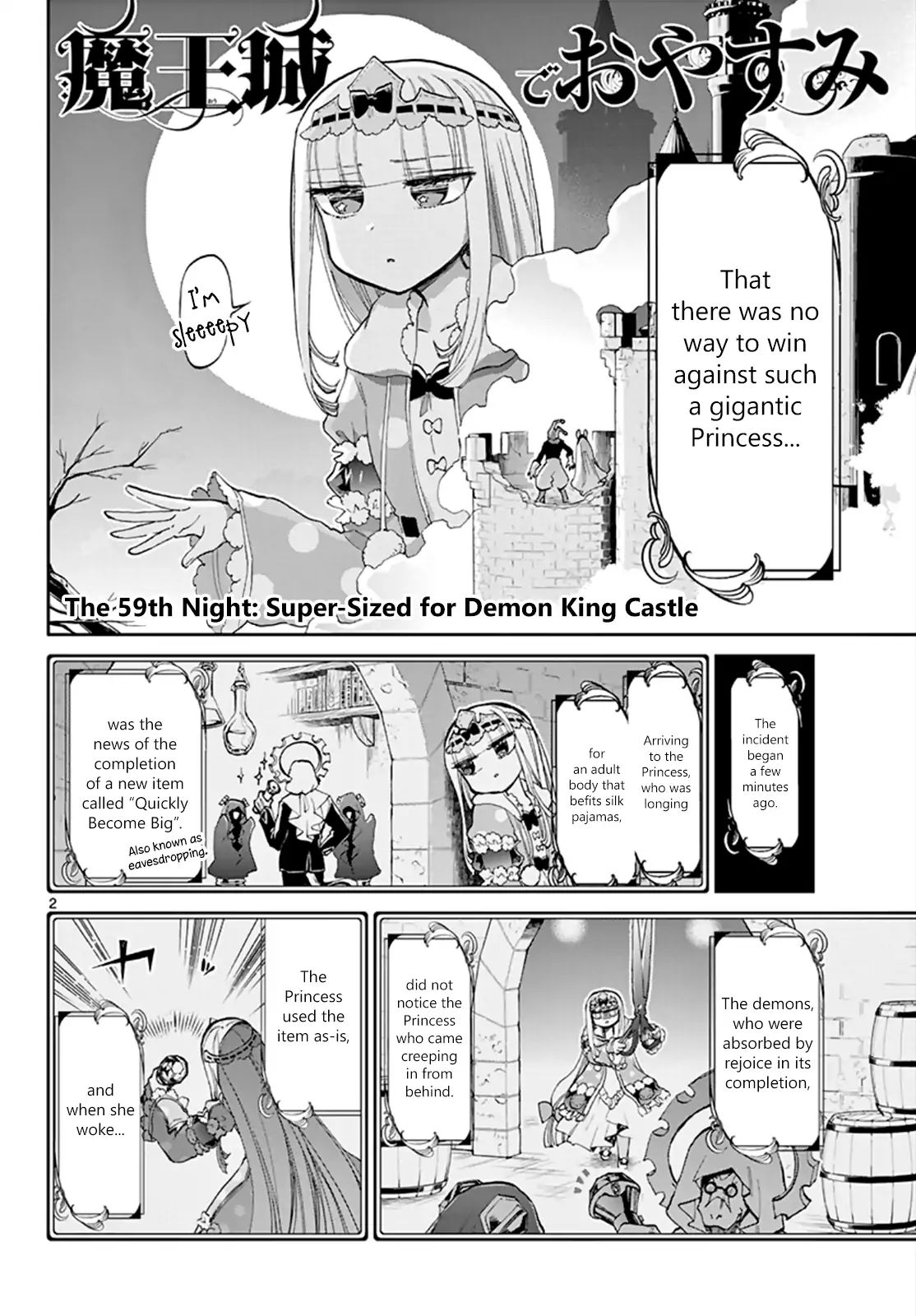 Maou-Jou De Oyasumi Chapter 59: Super-Sized For Demon King Castle - Picture 2