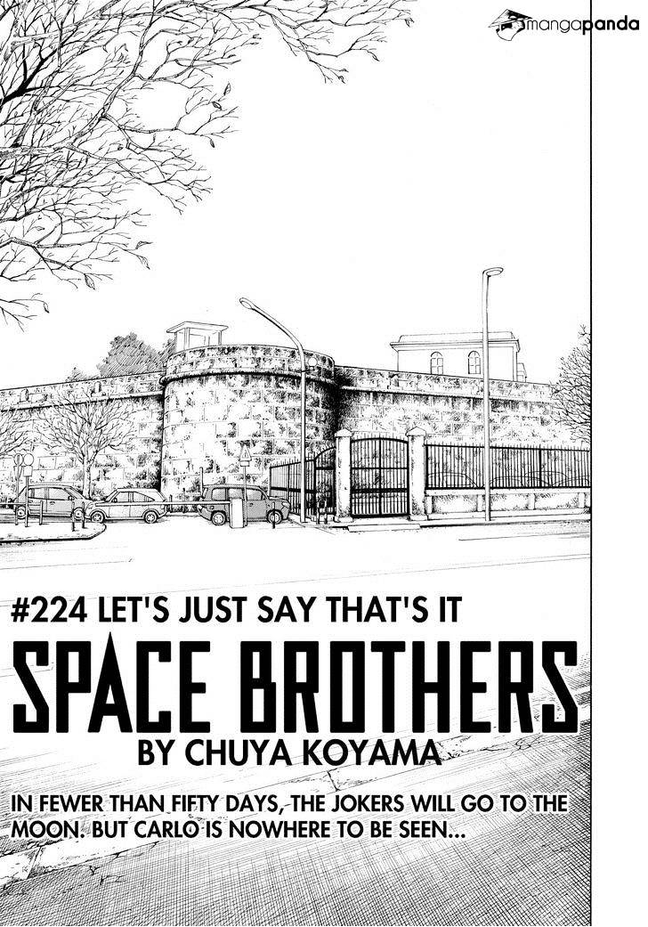 Uchuu Kyoudai Chapter 224 : Let's Just Say That's It - Picture 1