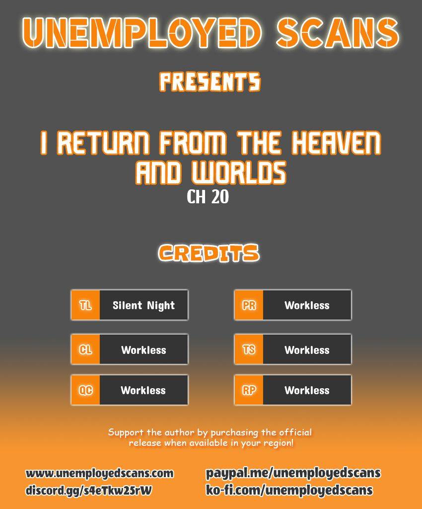 I Return From The Heaven And Worlds Chapter 20 - Picture 1