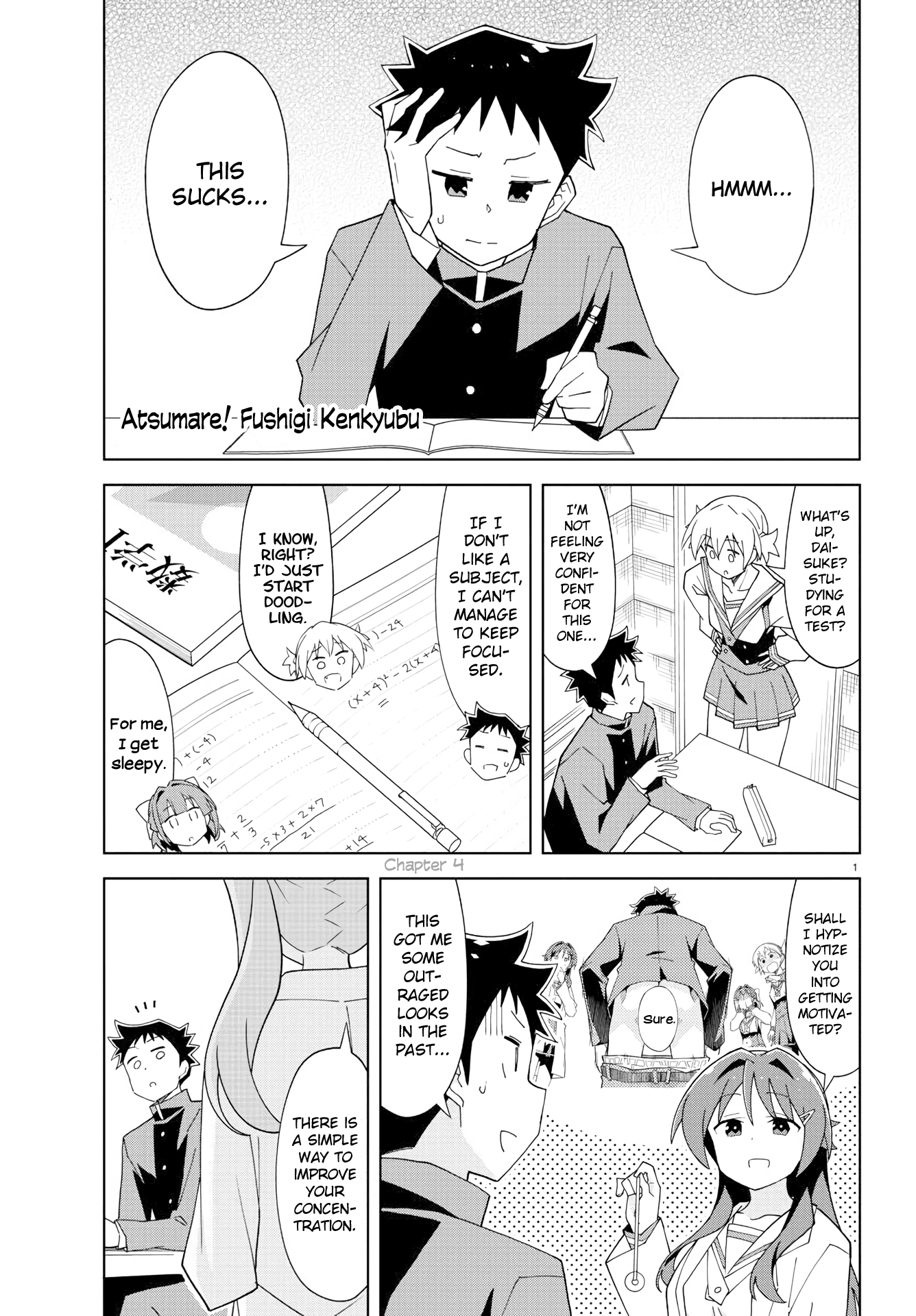 Atsumare! Fushigi Kenkyu-Bu - Page 1