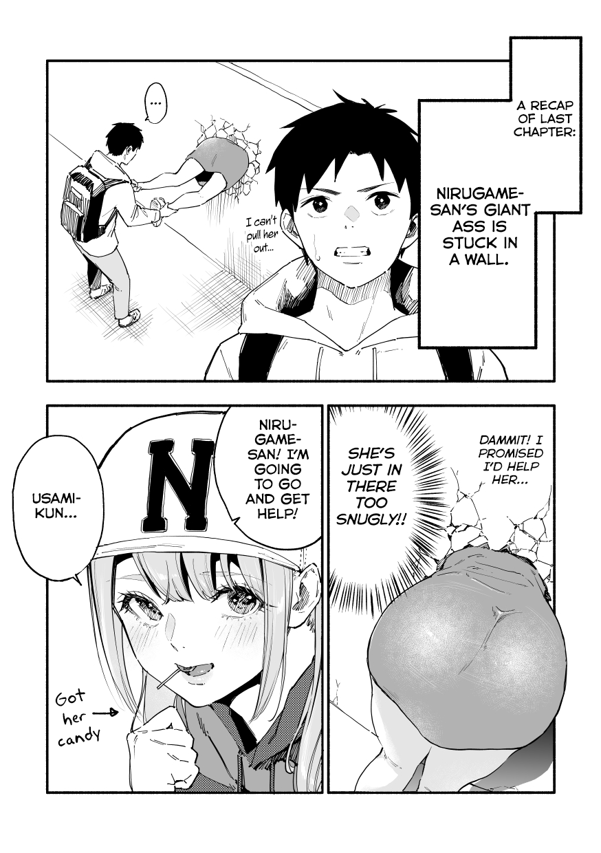 Nirugame-Chan With The Huge Ass And Usami-Kun Chapter 29: A Story Of Pulling A Girl With A Huge Ass Out - Picture 1