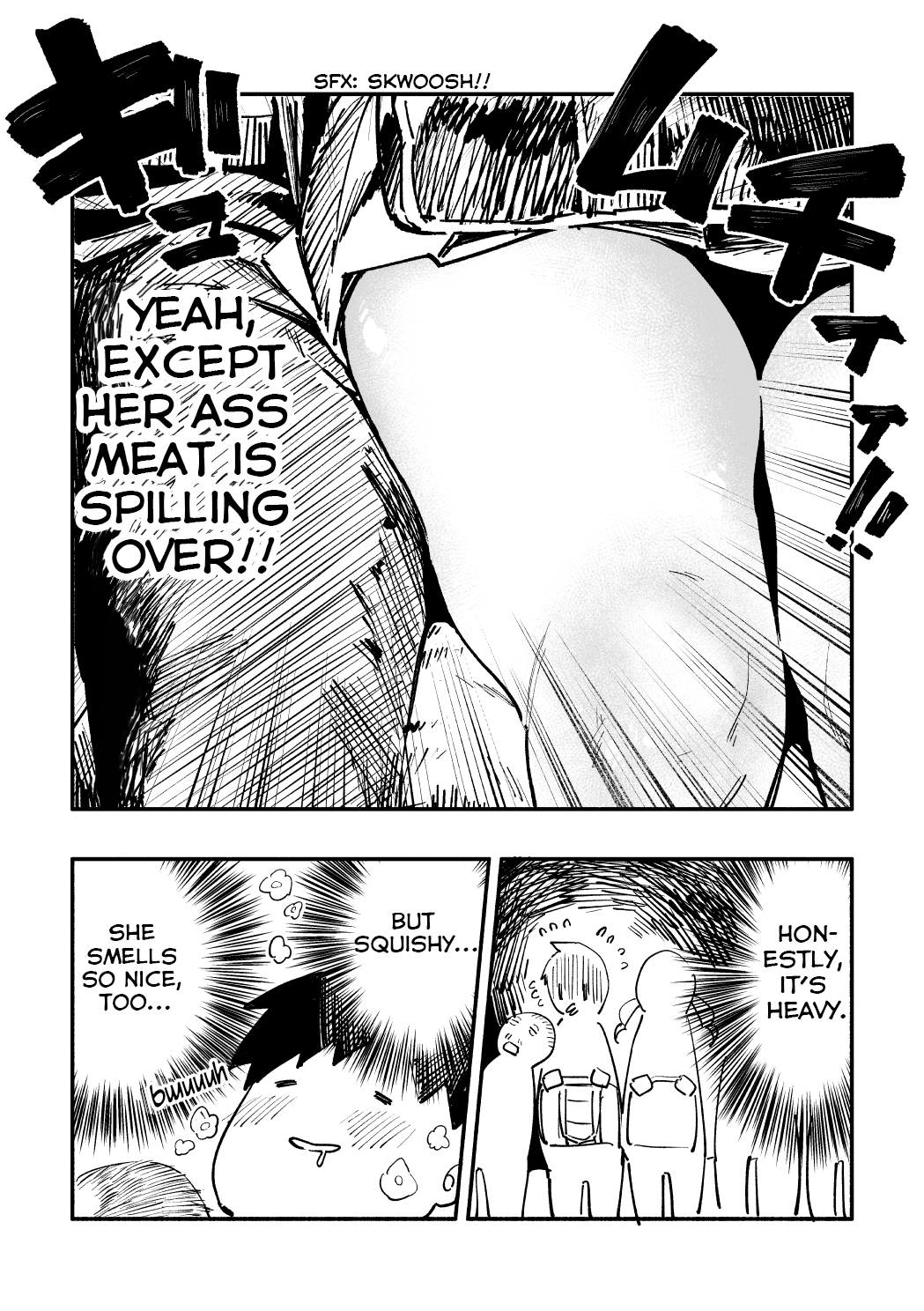 Nirugame-Chan With The Huge Ass And Usami-Kun Chapter 17: A Story Of A Girl With A Huge Ass Once Again Failing To Sit Down - Picture 2