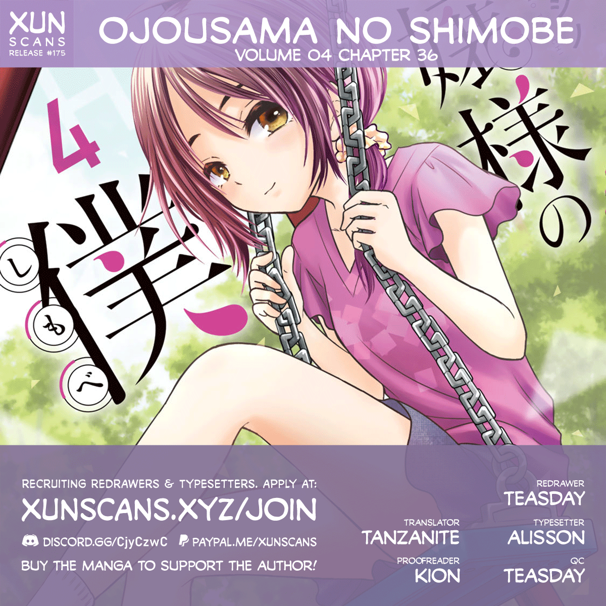 Ojousama No Shimobe Vol.4 Chapter 36: That's Love - Picture 1