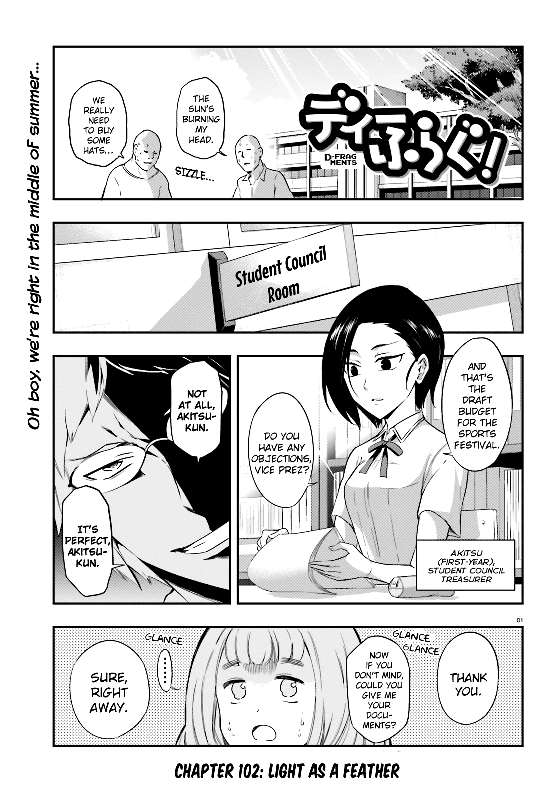 D-Frag! Chapter 102: Light As A Feather - Picture 1