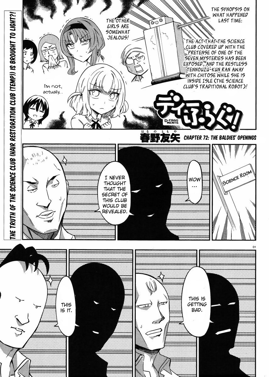 D-Frag! Chapter 72 : The Baldies  Openings - Picture 1
