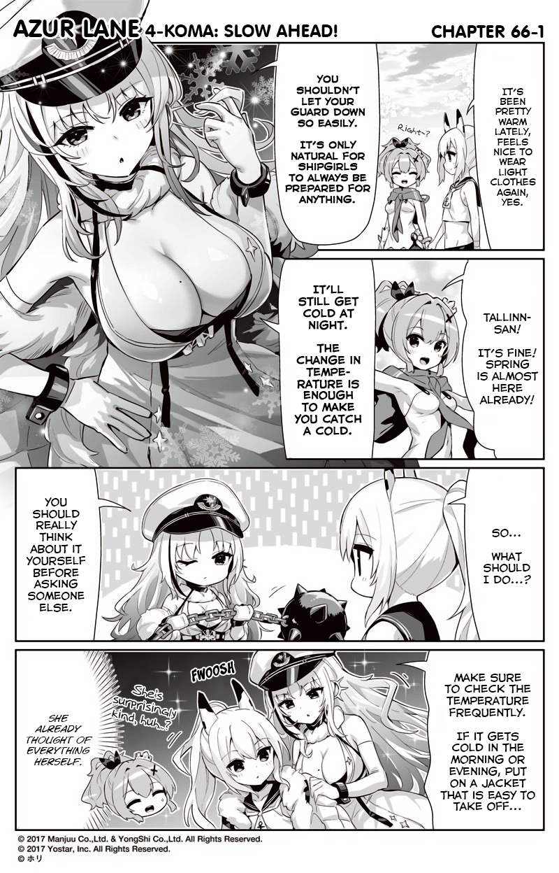 Azur Lane 4-Koma: Slow Ahead Chapter 66 - Picture 1