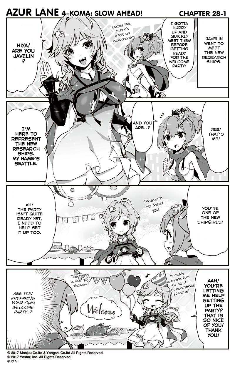 Azur Lane 4-Koma: Slow Ahead Chapter 28 - Picture 1