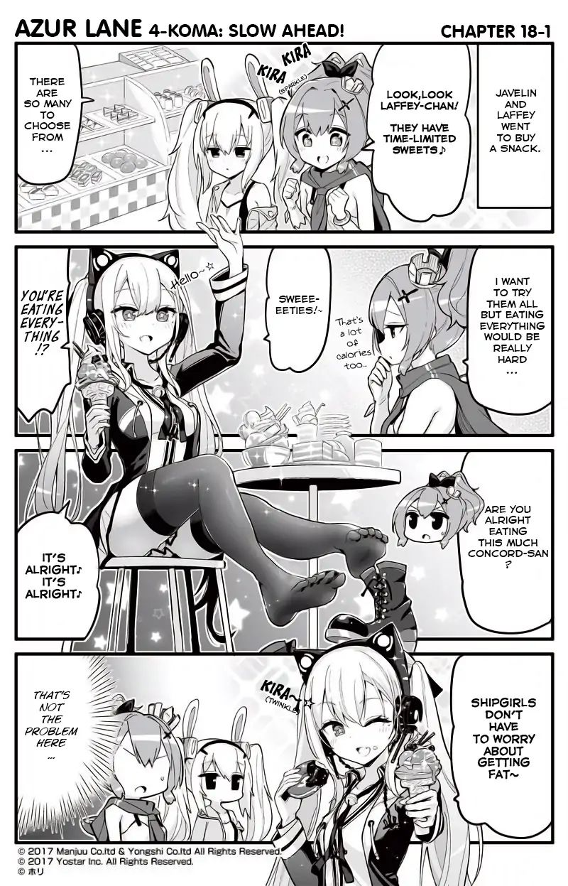 Azur Lane 4-Koma: Slow Ahead Chapter 18 - Picture 1