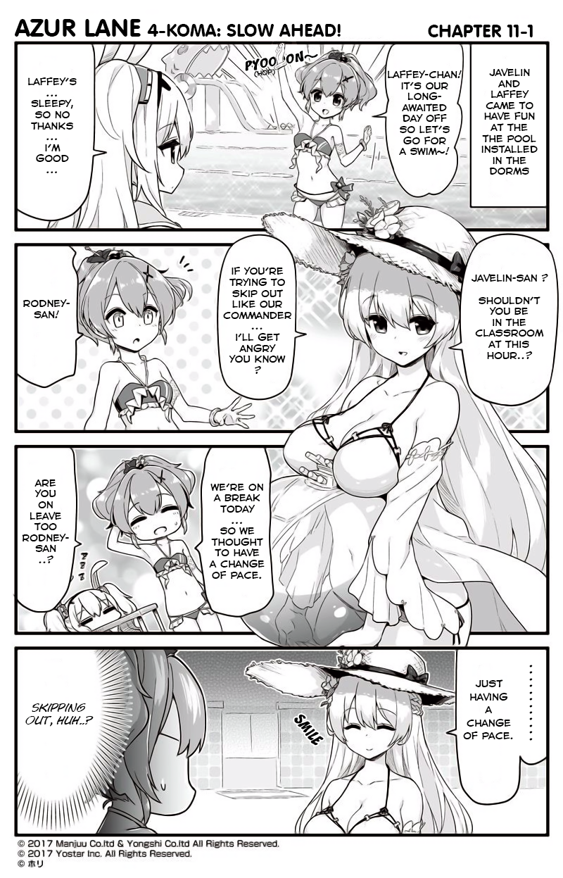 Azur Lane 4-Koma: Slow Ahead Chapter 11 - Picture 1