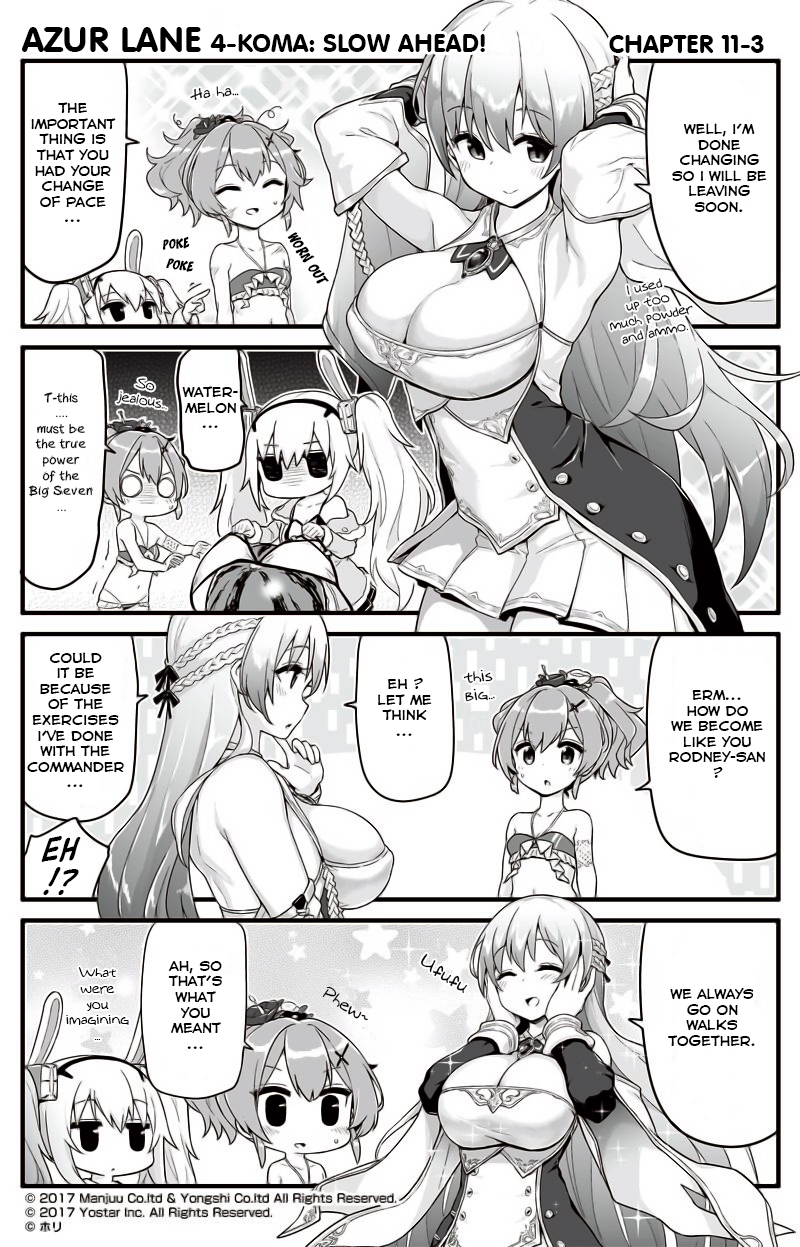 Azur Lane 4-Koma: Slow Ahead Chapter 11 - Picture 3
