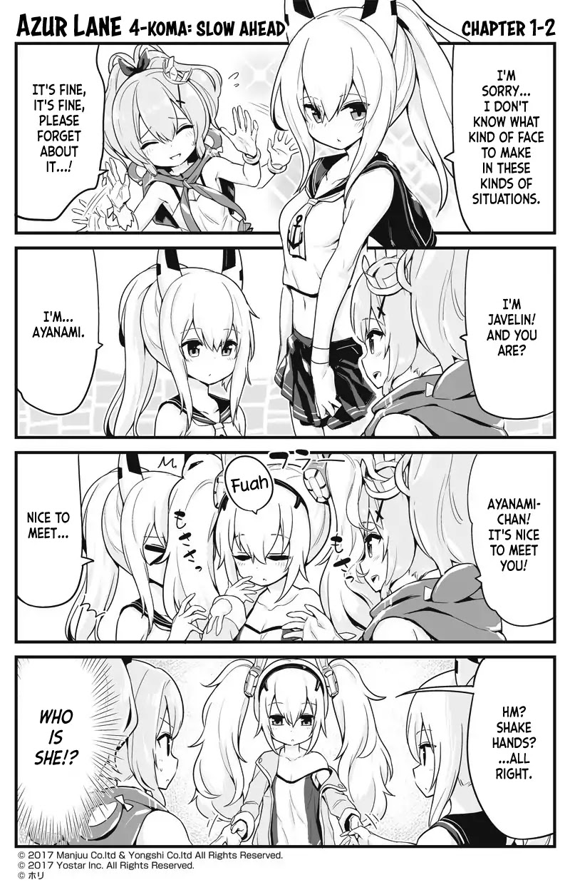 Azur Lane 4-Koma: Slow Ahead Chapter 2 - Picture 1