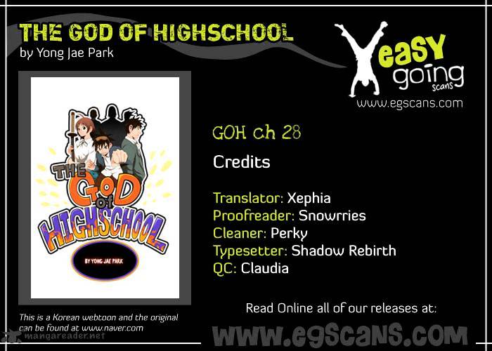 The God Of High School Chapter 28 - Picture 1