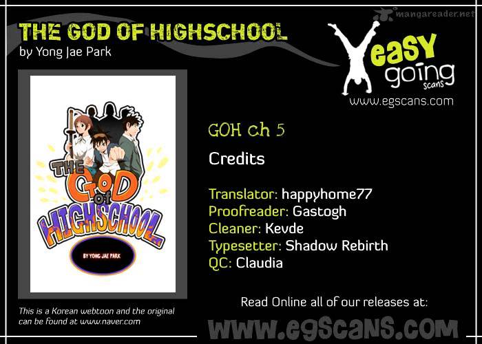 The God Of High School Chapter 5 - Picture 1
