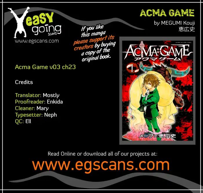 Acma:game Vol.3 Chapter 23: Reason To Live - Picture 1