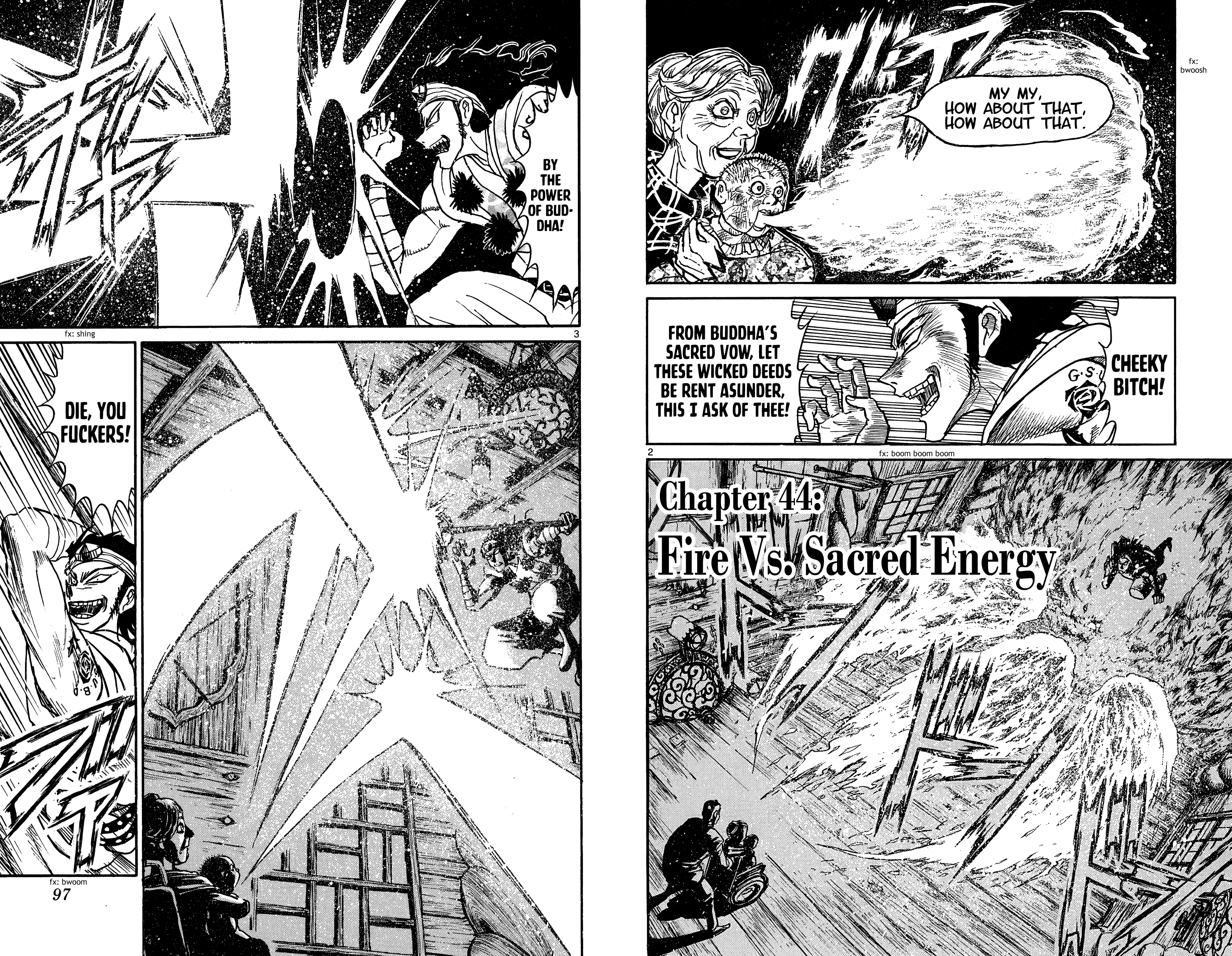 Souboutei Must Be Destroyed Vol.5 Chapter 44: Fire Vs. Sacred Energy - Picture 2