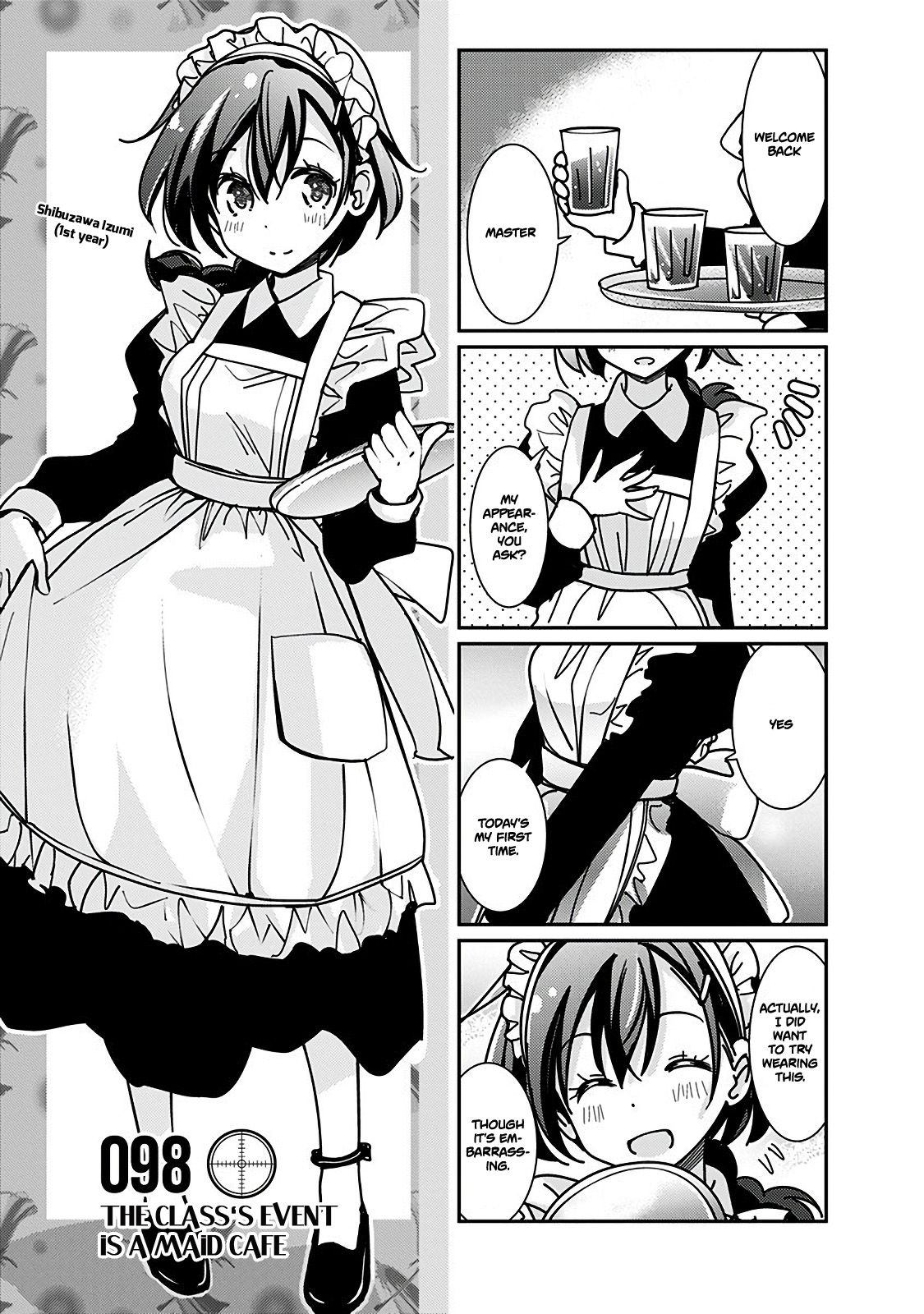 Rifle Is Beautiful Vol.5 Chapter 98: The Class's Event Is A Maid Cafe - Picture 2