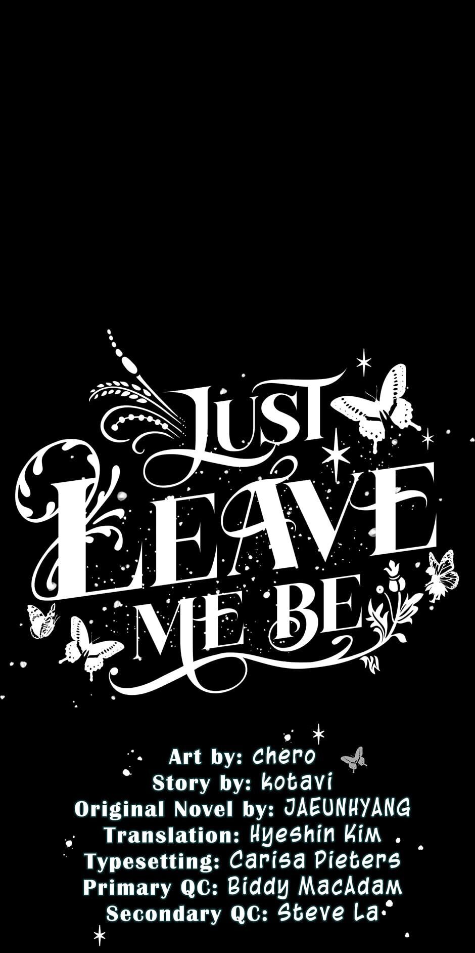 Just Leave Me Be Chapter 15 : Guests And Gossip - Picture 1