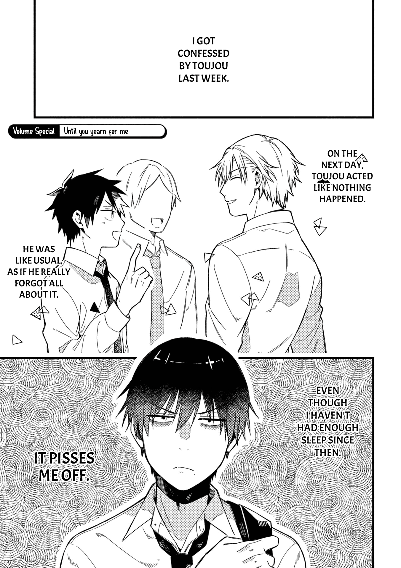 A World Where Everything Definitely Becomes Bl Vs. The Man Who Definitely Doesn't Want To Be In A Bl Vol.2 Chapter 35.5: Volume Special: Until You Yearn For Me - Picture 2
