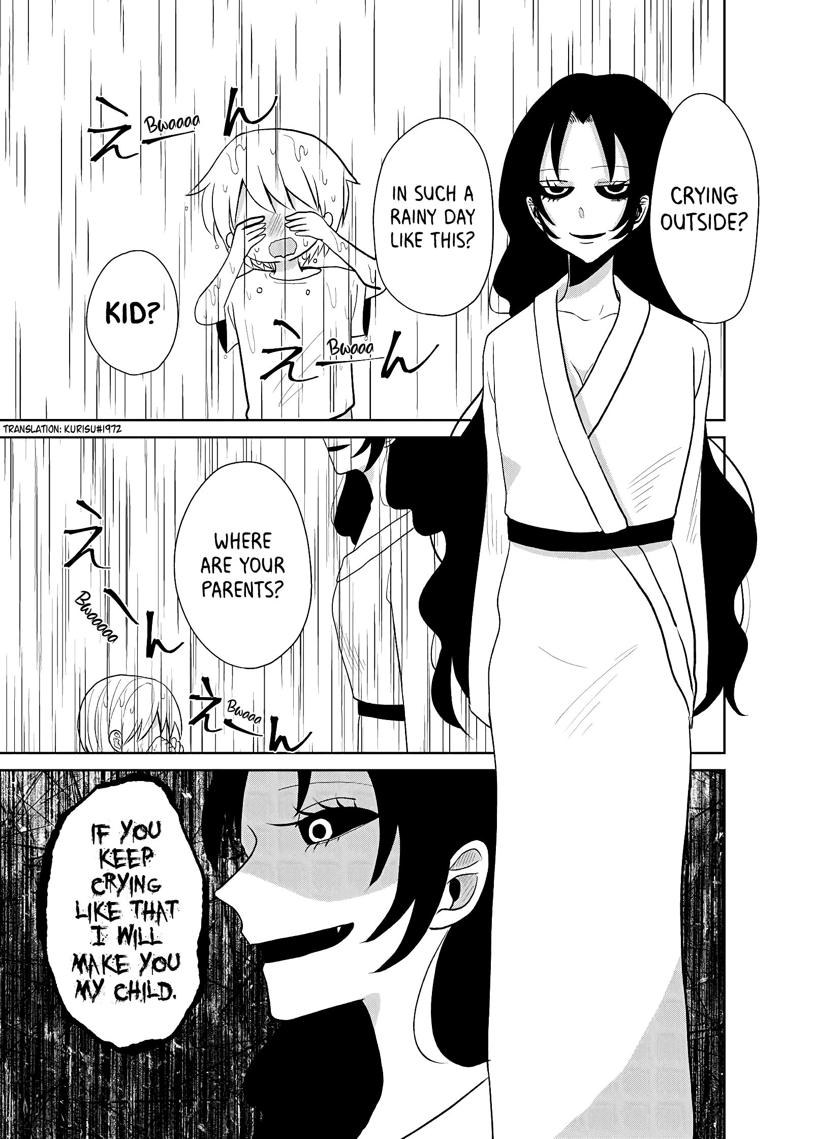Spirited Away By The Rain Woman Youkai Chapter 1 - Picture 1