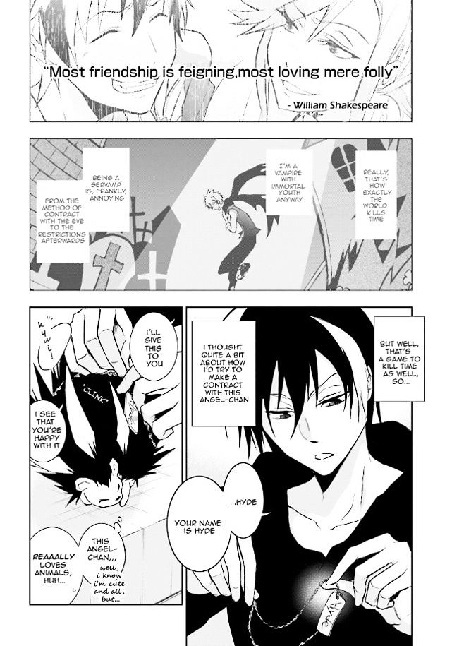 Servamp Chapter 38.5 : ~Intermission: An Aspiration Covered In Ash: All The World's A Stage~ - Picture 2