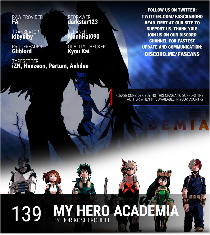 Boku No Hero Academia Chapter 139 - Picture 1