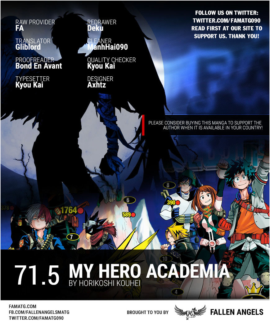 Boku No Hero Academia Chapter 71.5: Volume 8 Omake - Picture 1