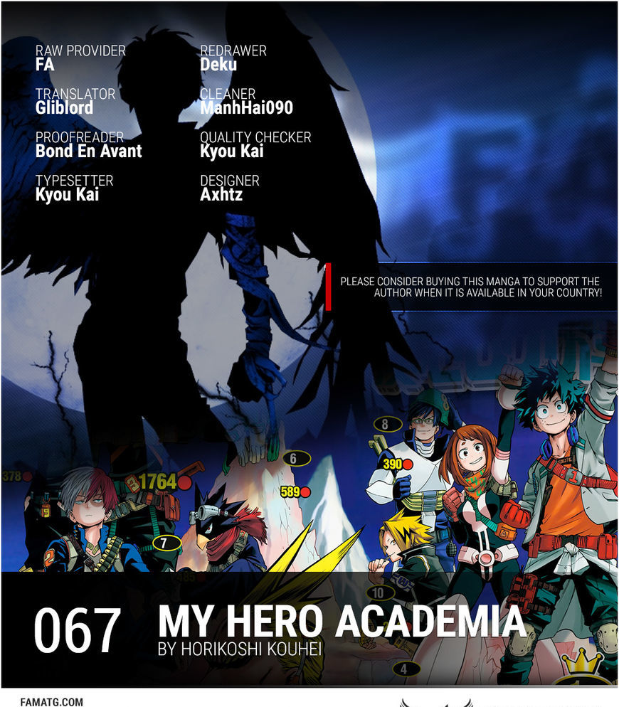 Boku No Hero Academia Chapter 67 : Scratching The Veneer - Picture 1