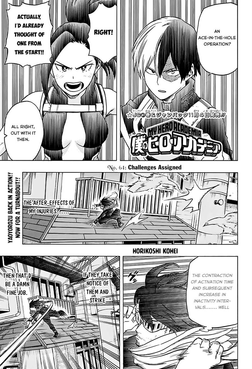 Boku No Hero Academia Chapter 64 - Picture 1