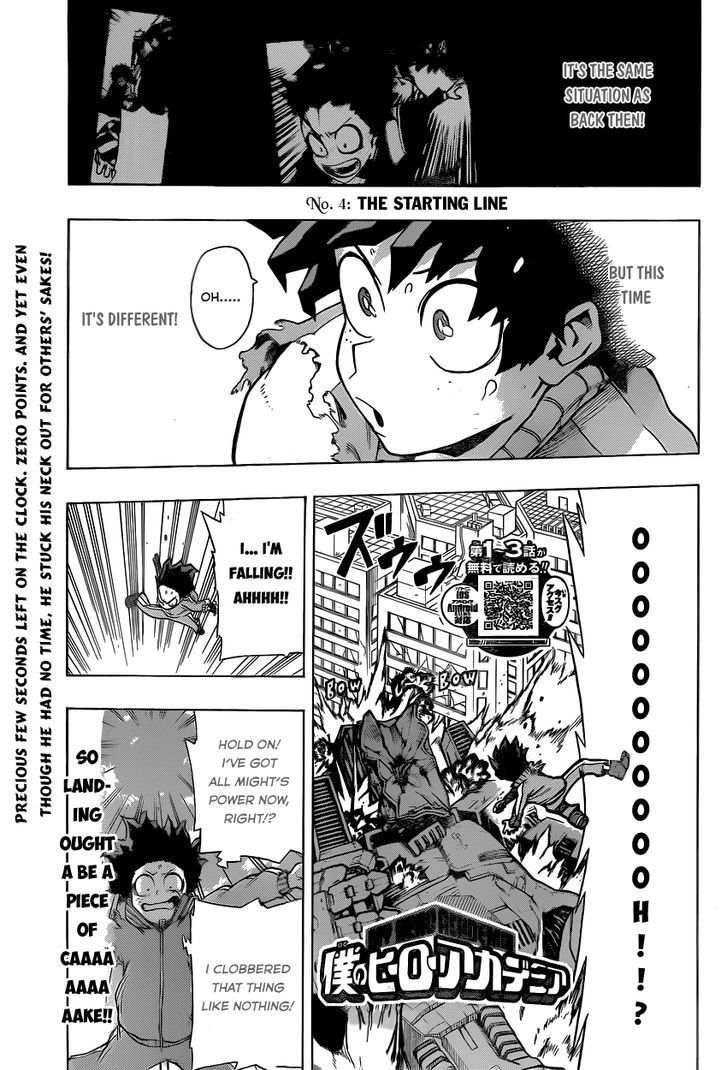 Boku No Hero Academia Chapter 4 : The Starting Line - Picture 3