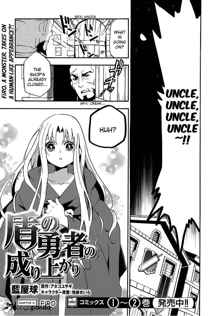 The Rising Of The Shield Hero Chapter 11 : Firo - Picture 1