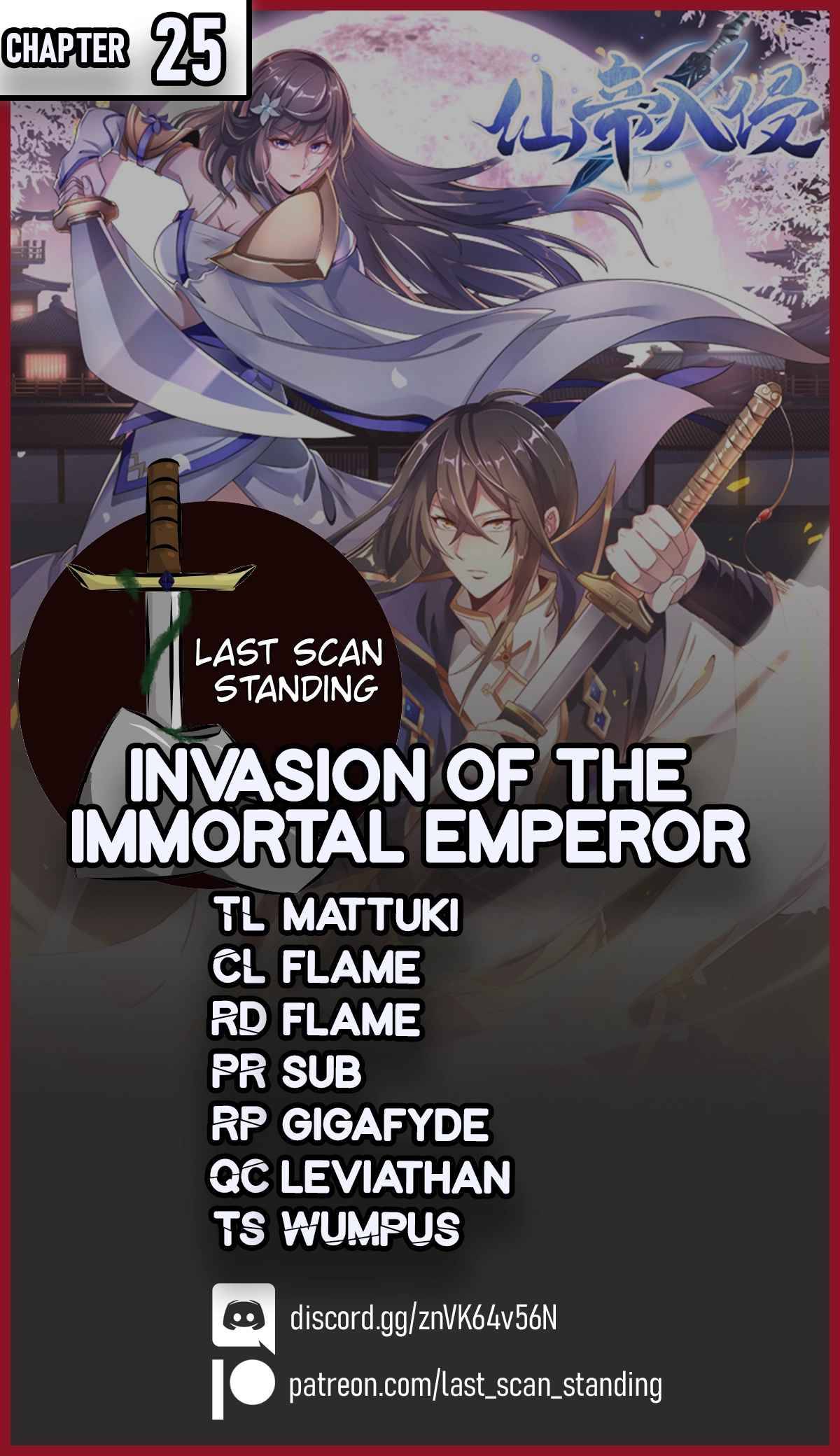 Invasion Of The Immortal Emperor Chapter 25 - Picture 1