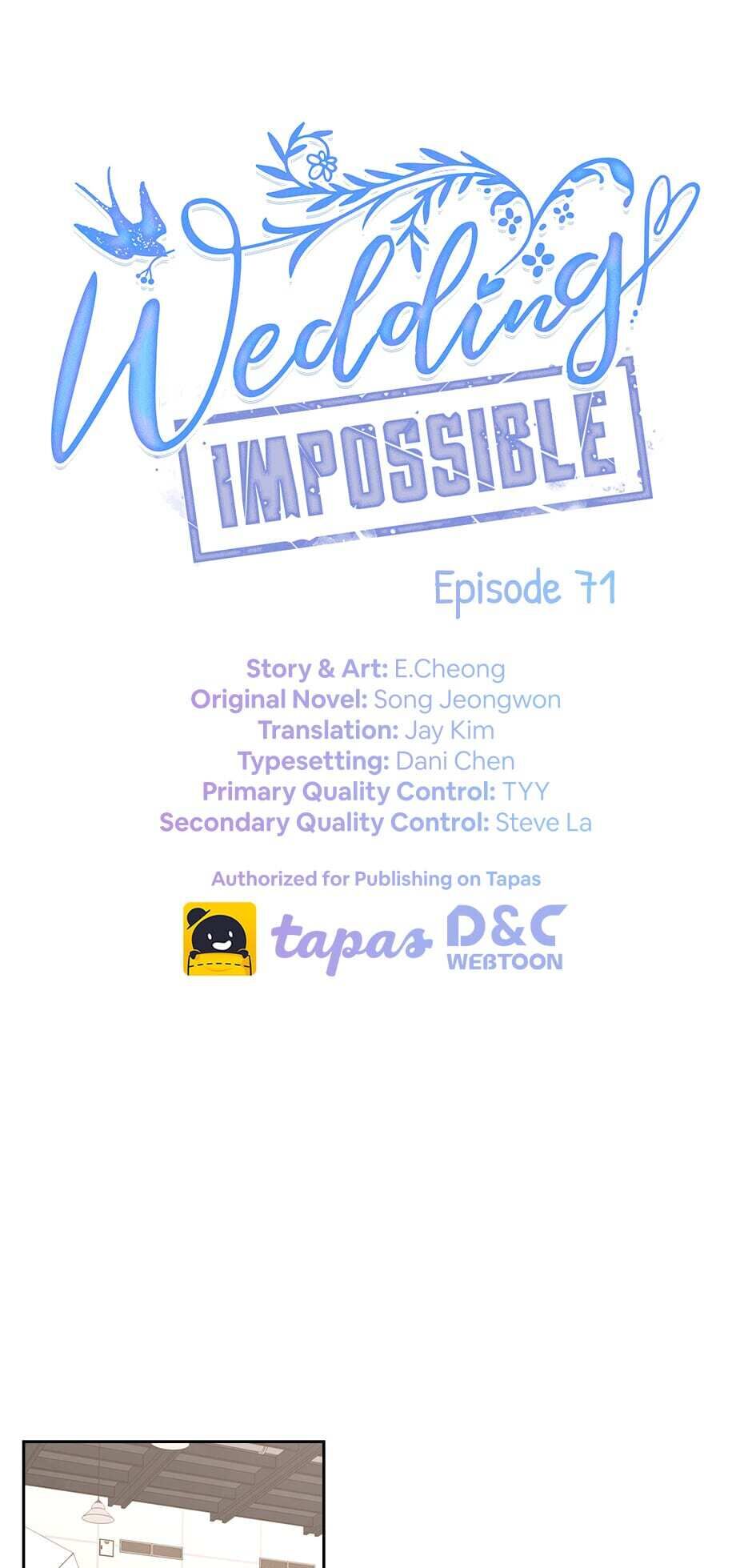 Wedding Impossible Chapter 71 : Vacation - Picture 1