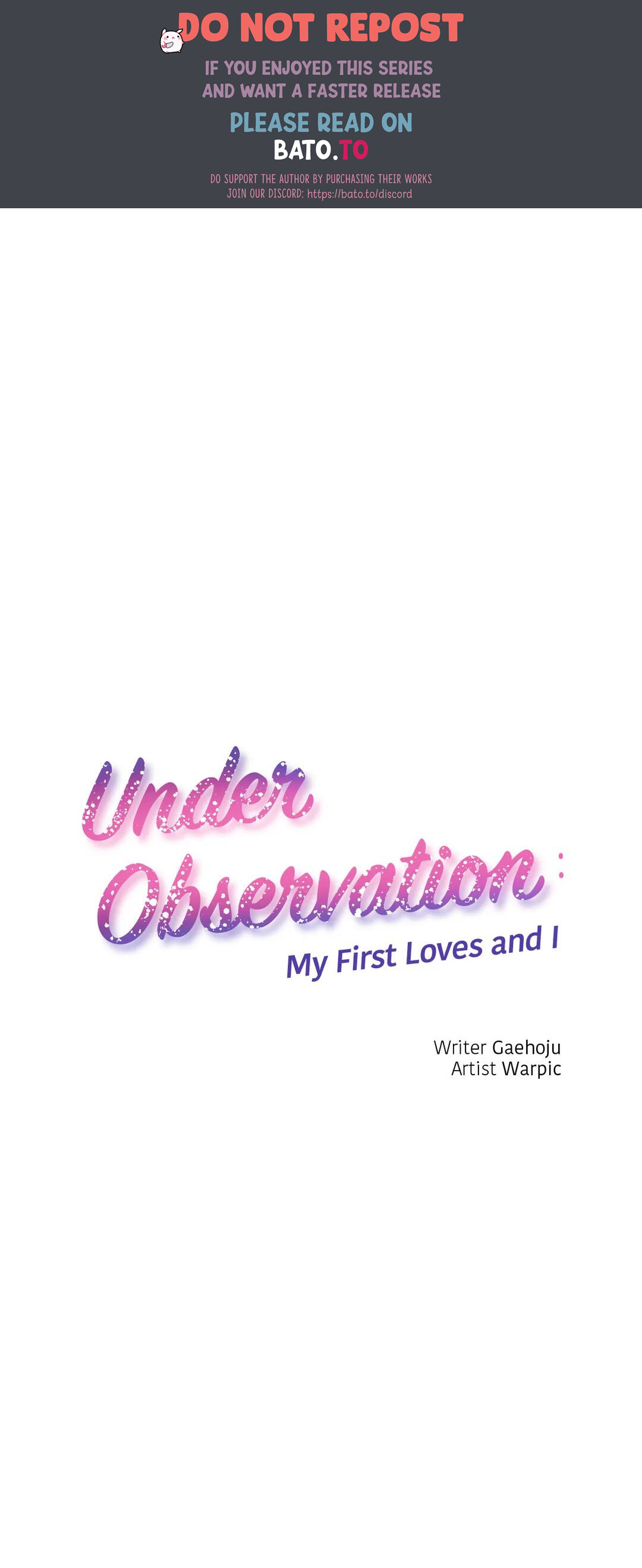 Under Observation: My First Loves And I - Page 1