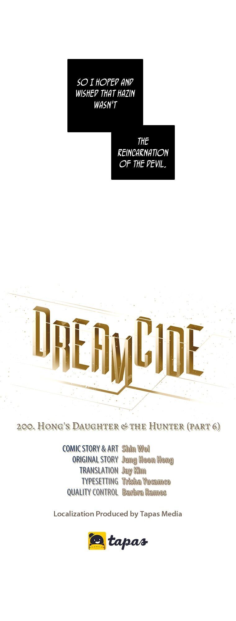 Dreamcide Chapter 200 - Picture 1