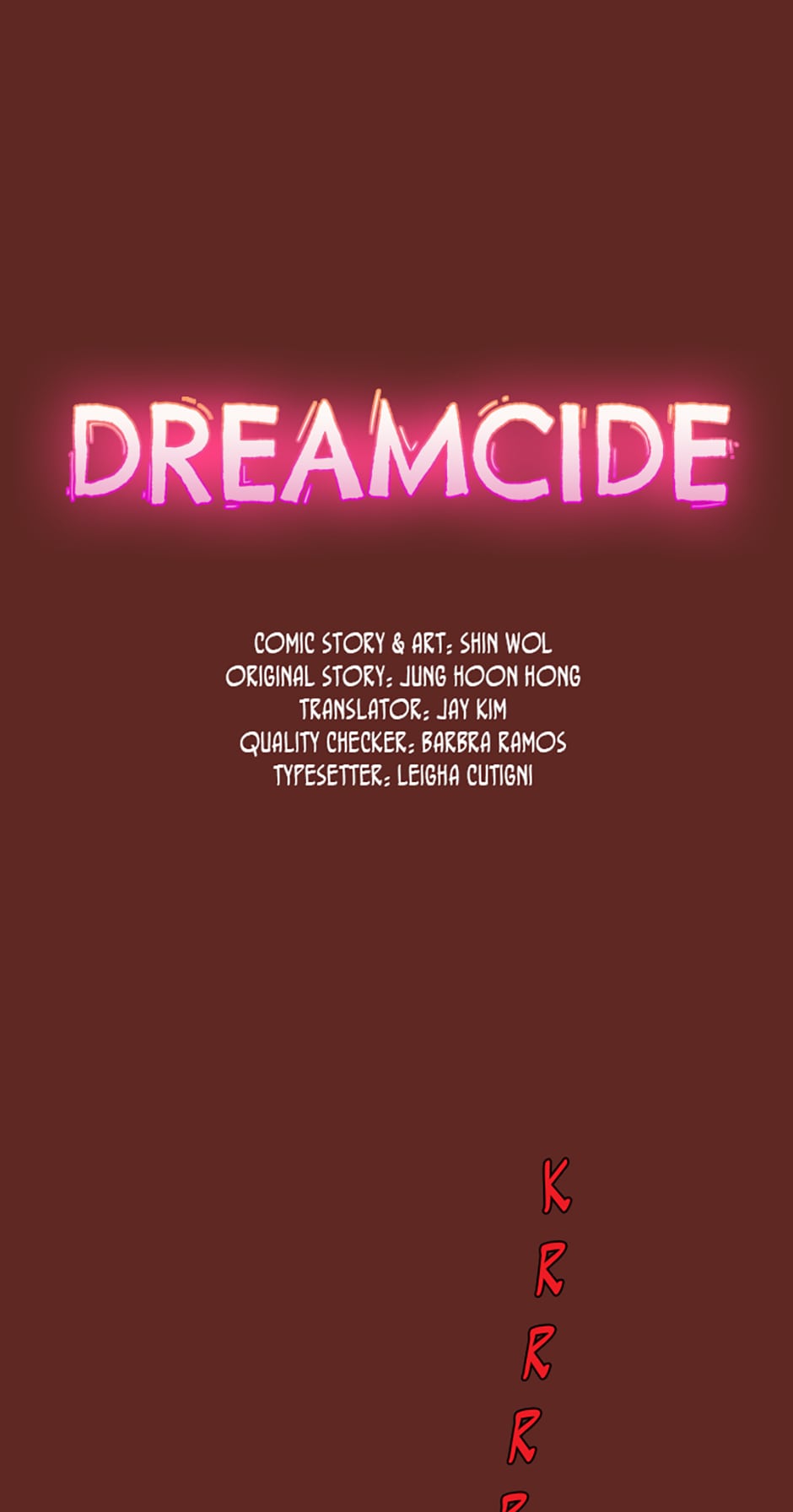 Dreamcide - Page 1