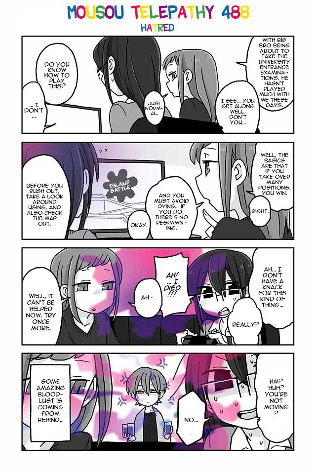 Mousou Telepathy Chapter 488 : Hatred - Picture 1