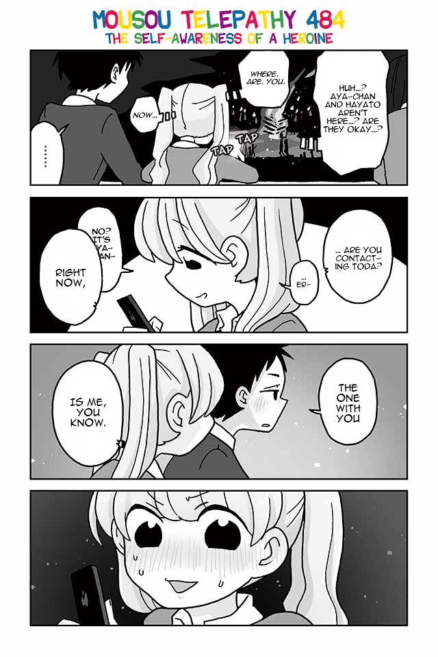 Mousou Telepathy Chapter 484 : The Self-Awareness Of A Heroine - Picture 1