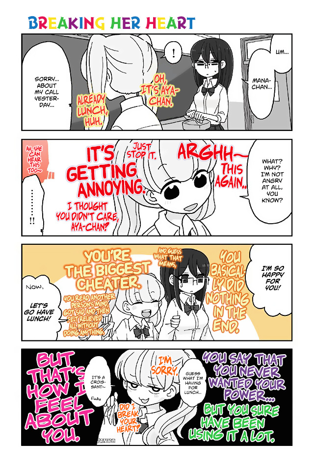 Mousou Telepathy Chapter 360 : Breaking Her Heart - Picture 1