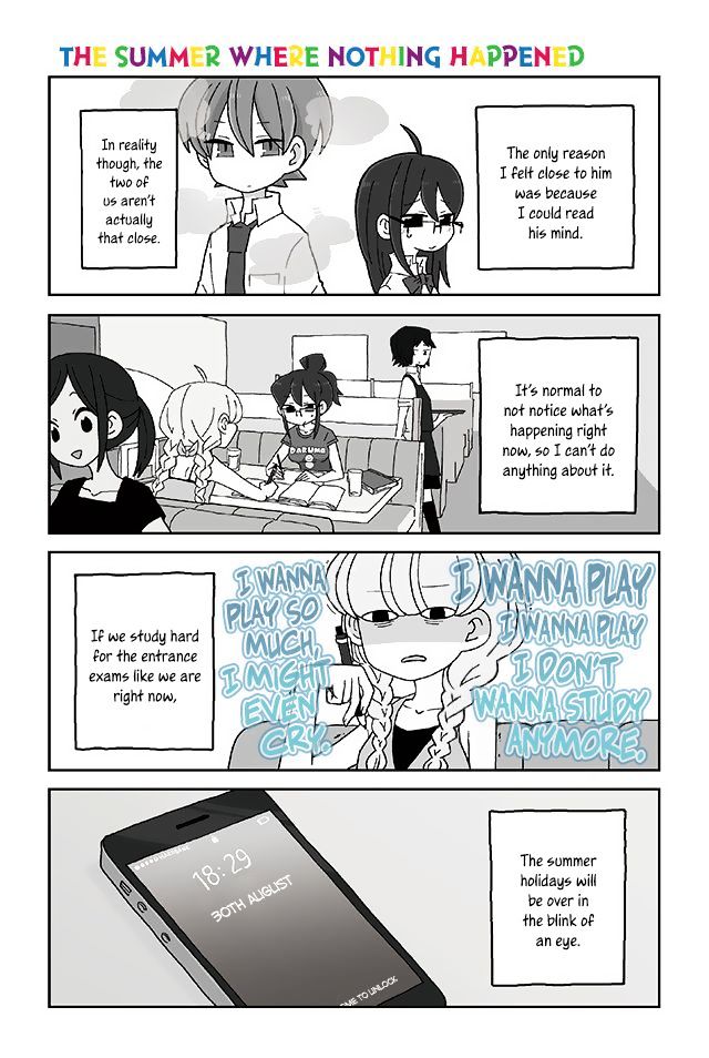 Mousou Telepathy Chapter 330 : The Summer Where Nothing Happened - Picture 1