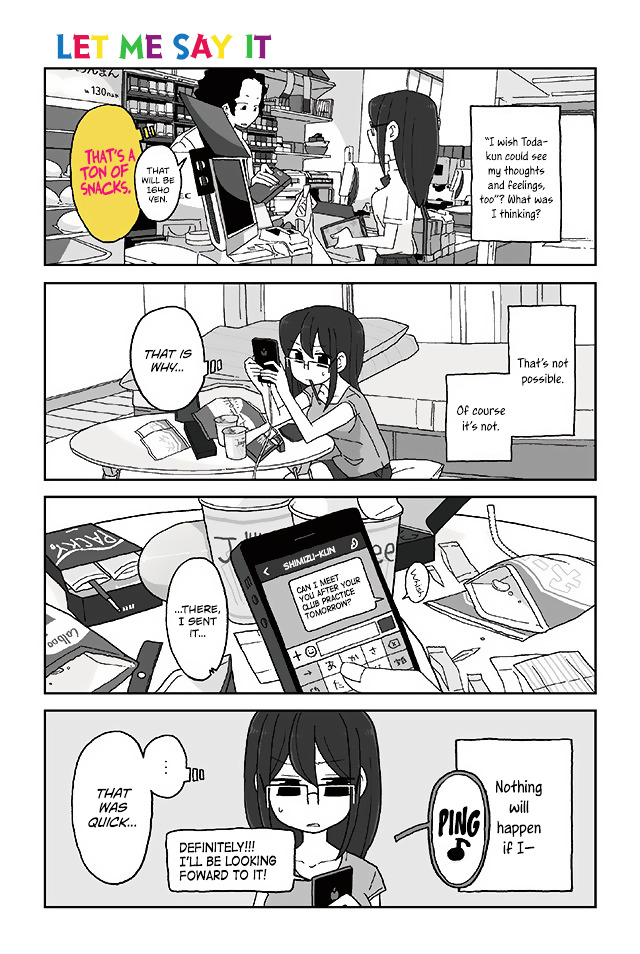 Mousou Telepathy Chapter 312 : Let Me Say It - Picture 1