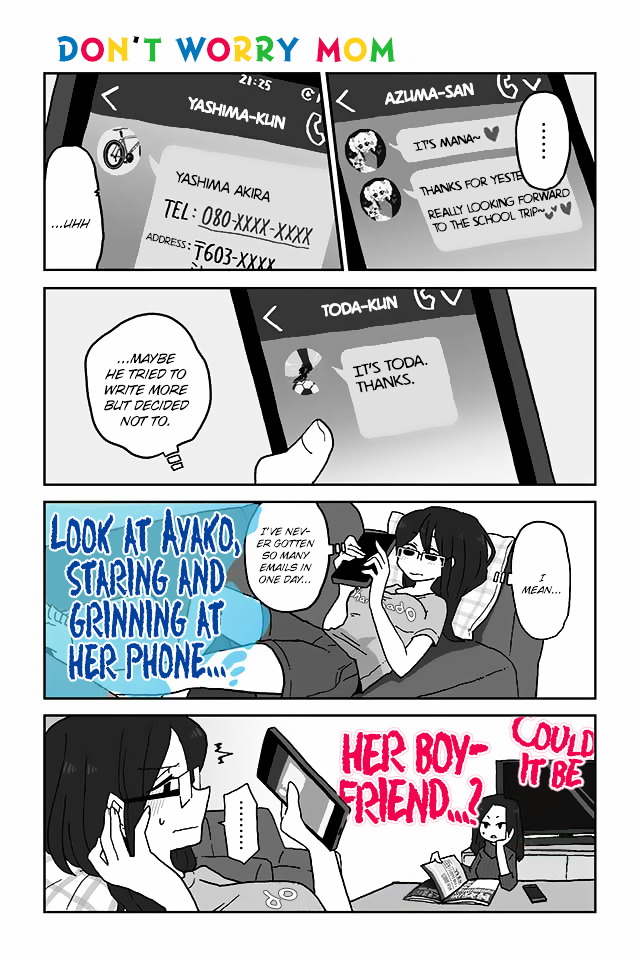 Mousou Telepathy Chapter 60 : Don't Worry Mom - Picture 1
