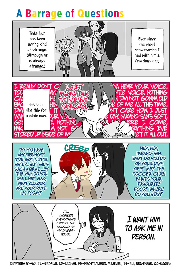 Mousou Telepathy Chapter 31 : A Barrage Of Questions - Picture 1
