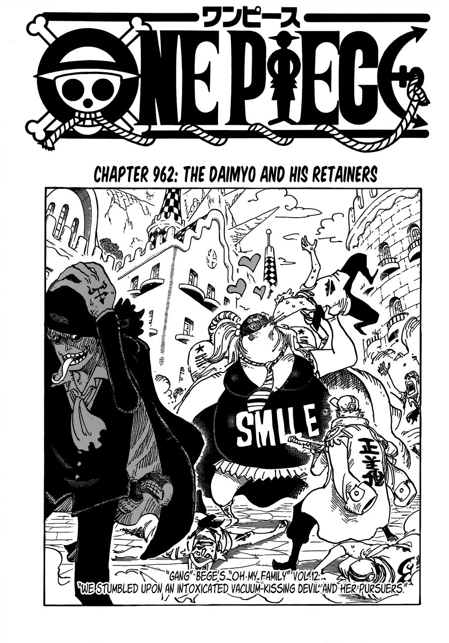 One Piece Chapter 962: The Daimyo And His Retainers - Picture 1