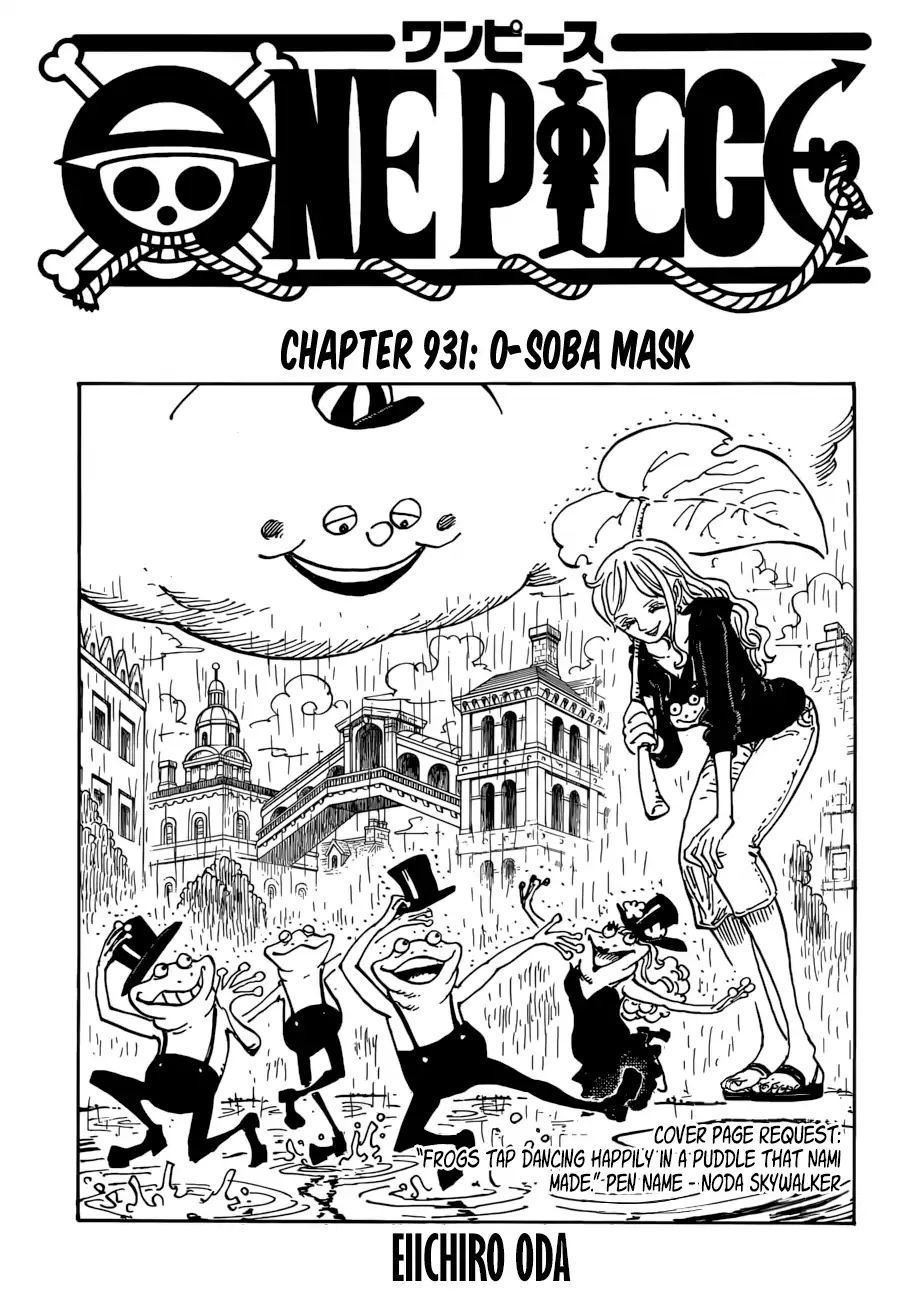 One Piece Chapter 931: O-Soba Mask - Picture 1