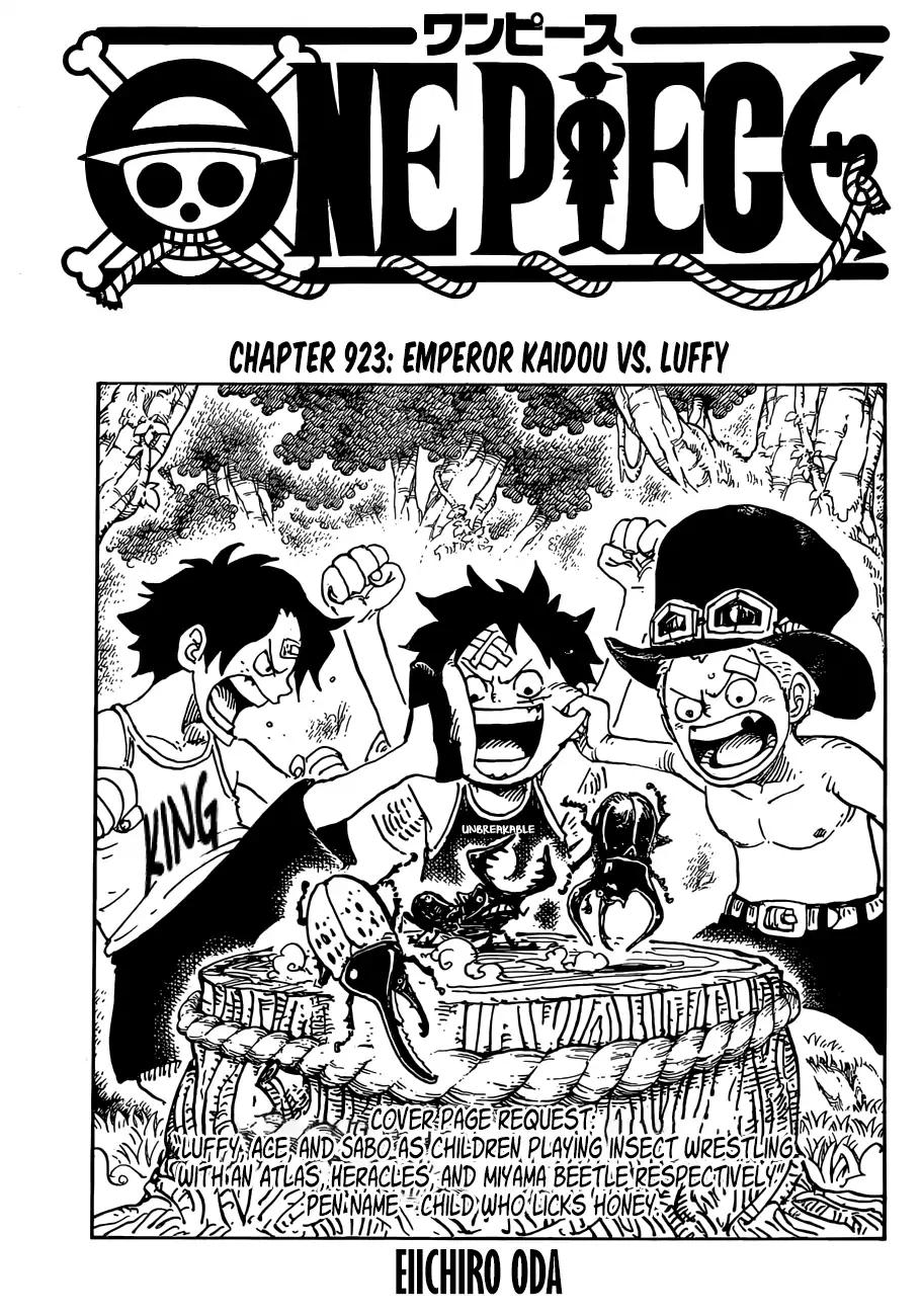 One Piece Chapter 923 - Picture 1